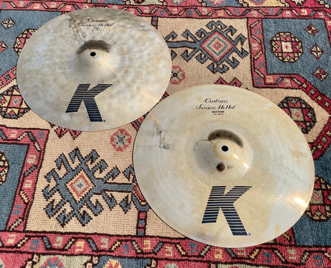 14" Zildjian K Custom Session Hi-Hat Cymbal Pair 1056g/978g *Video Demo*