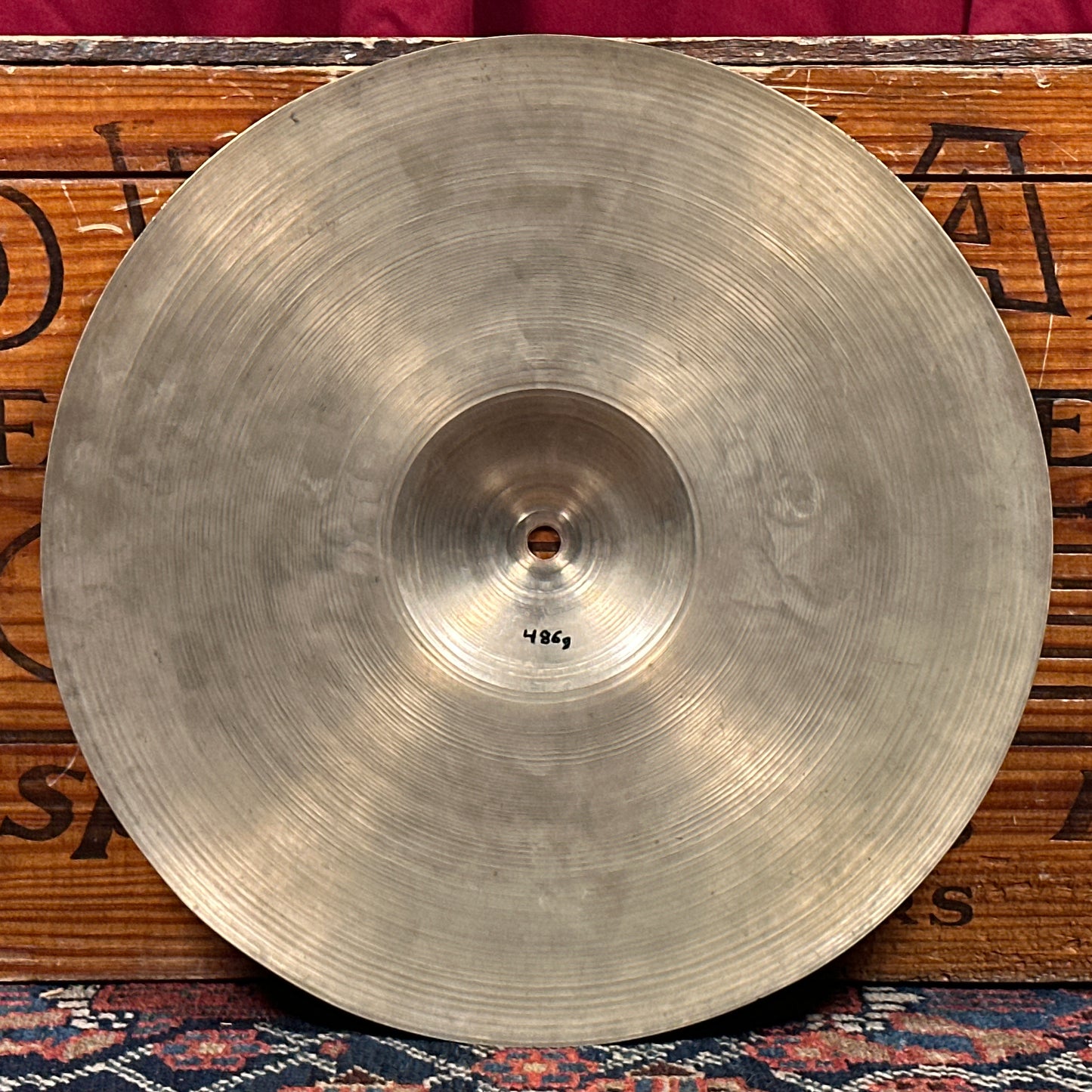 13" Zildjian A 1940s-50s Trans Stamp Hi-Hat Cymbal Pair 486g/512g *Video Demo*