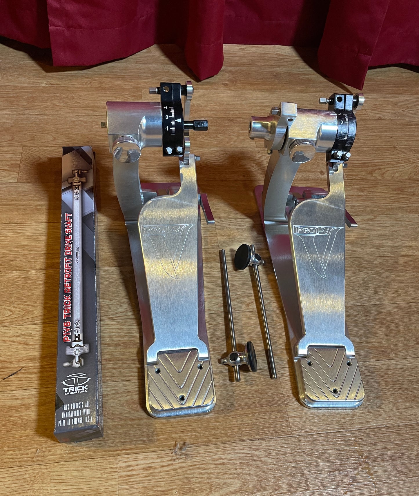 trick drums double pedal Trick Pro1-V2 Double Bass Direct Drive Short Board Drum Pedal PRO1V2 – Drugan's Drums & Guitars
