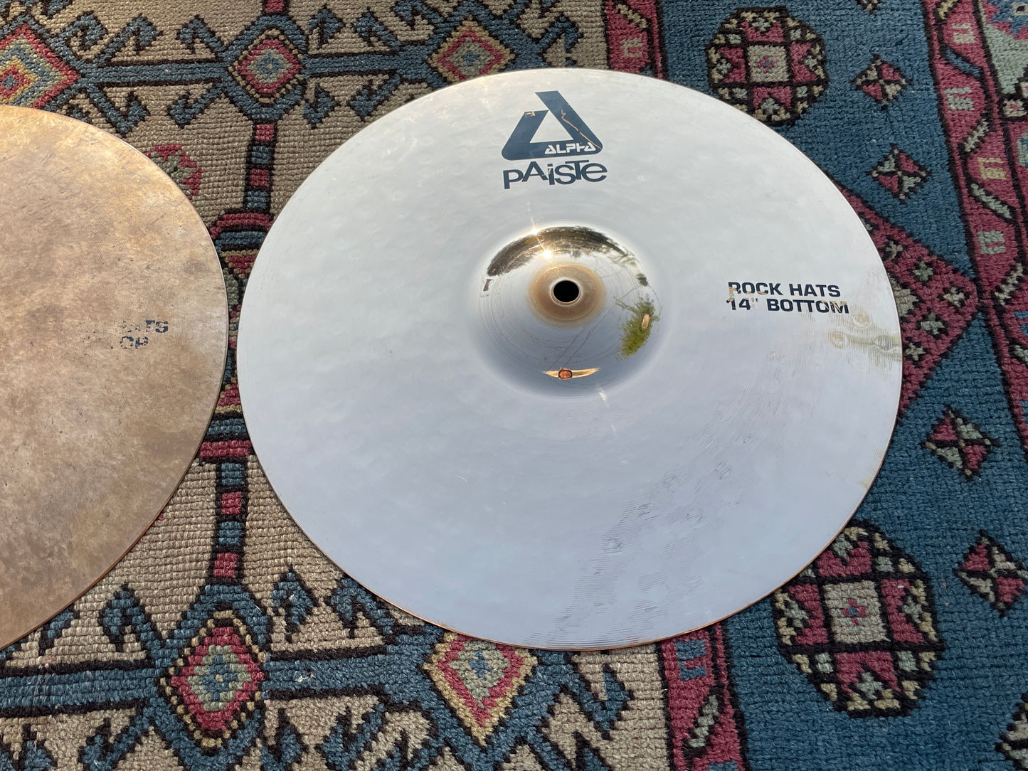 14" Paiste Alpha Rock Hats Hi-Hat Cymbal Pair 962g/1292g *Video Demo*