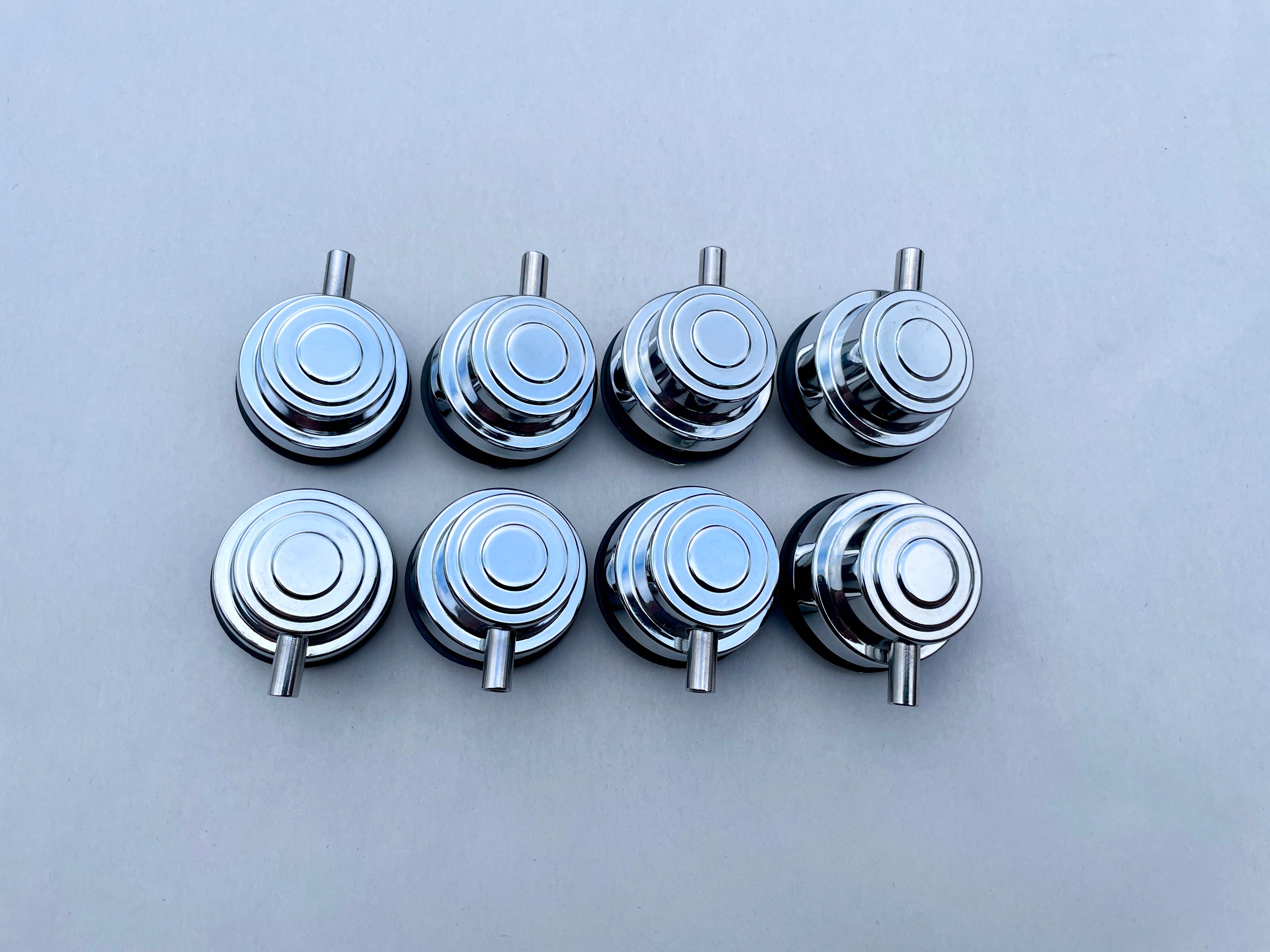 DW Chrome Single End Turret Lugs w/ Screws and TP30 Inserts Set of 8 ...