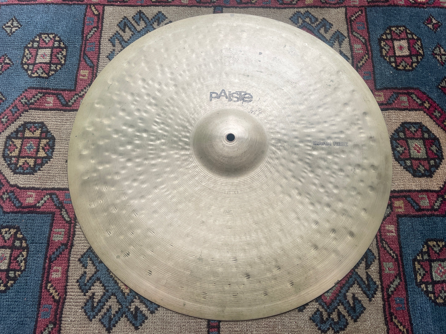 1978 20" Paiste Sound Creation Dark Ride Cymbal Black Label 2582g *Video Demo*