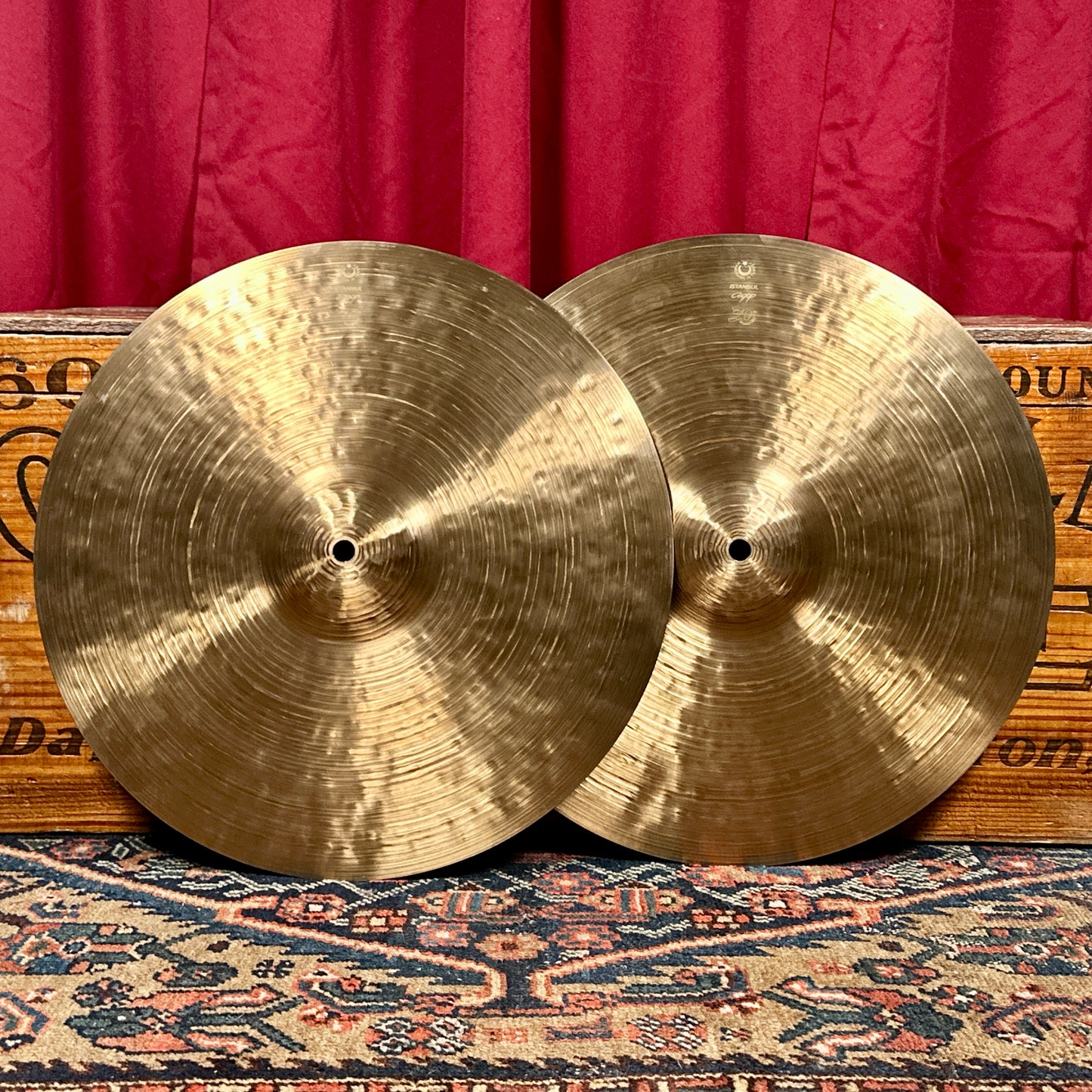 15" Istanbul Agop 30th Anniversary Hi-Hat Cymbal Pair 982g/1178g *Video Demo*