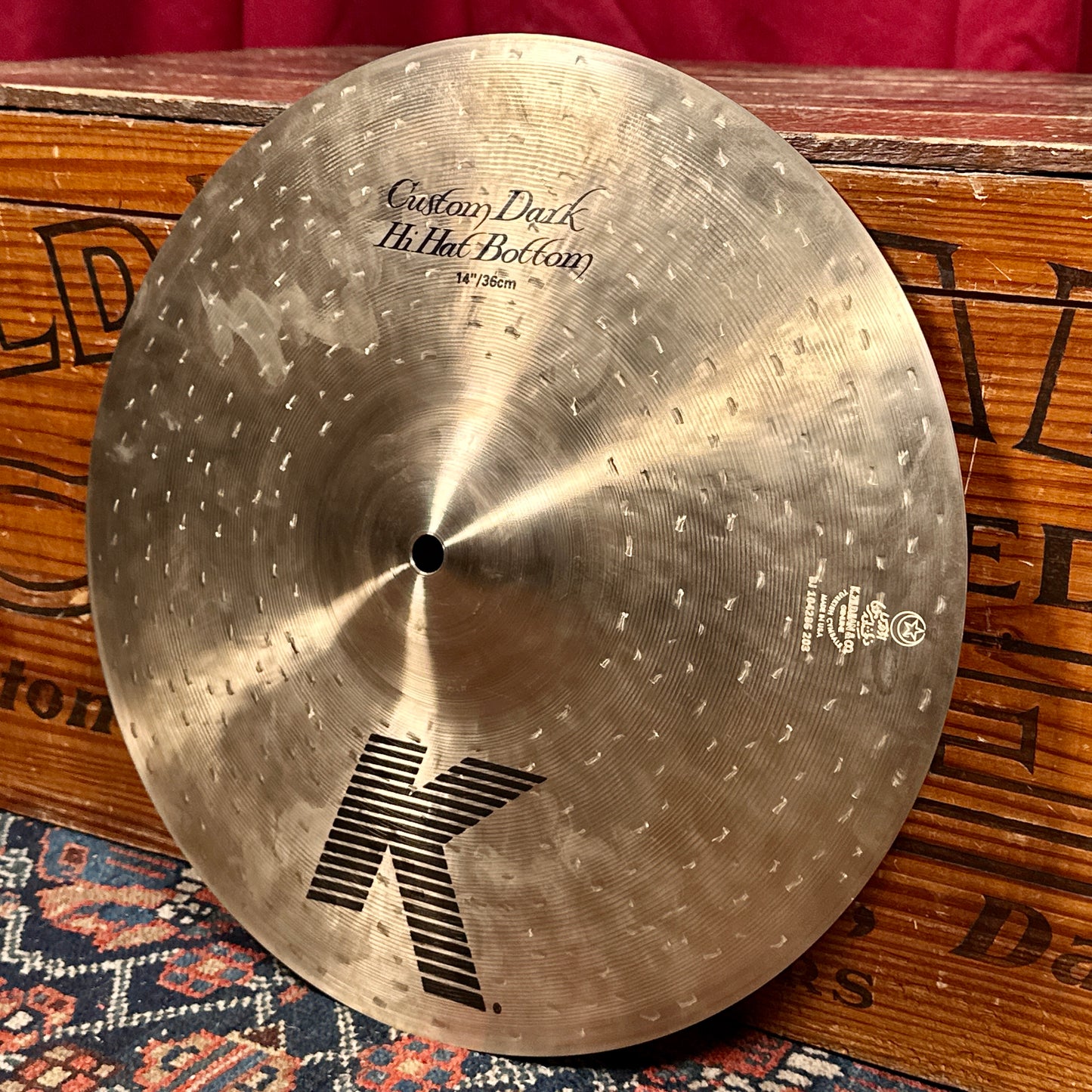 14" Zildjian K Custom Dark Hi-Hat Cymbal Pair 1038g/1186g *Video Demo*