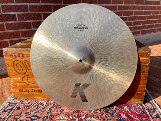 22" Zildjian K Custom Medium Ride Cymbal 3034g *Video Demo*