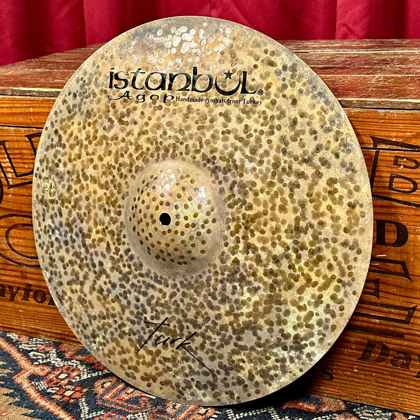 16" Istanbul Agop Turk Crash Cymbal 960g *Video*