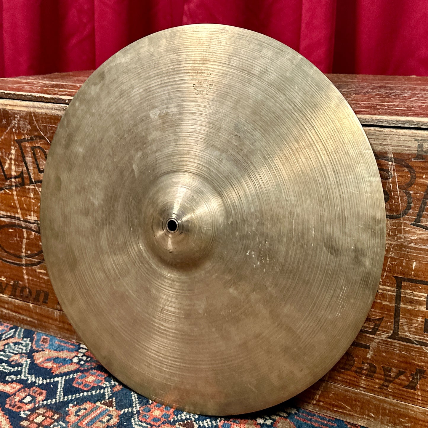 Rare 16" Zildjian A 1940s Trans Stamp Hi-Hat Cymbal Pair 1124g/1144g *Video Demo*