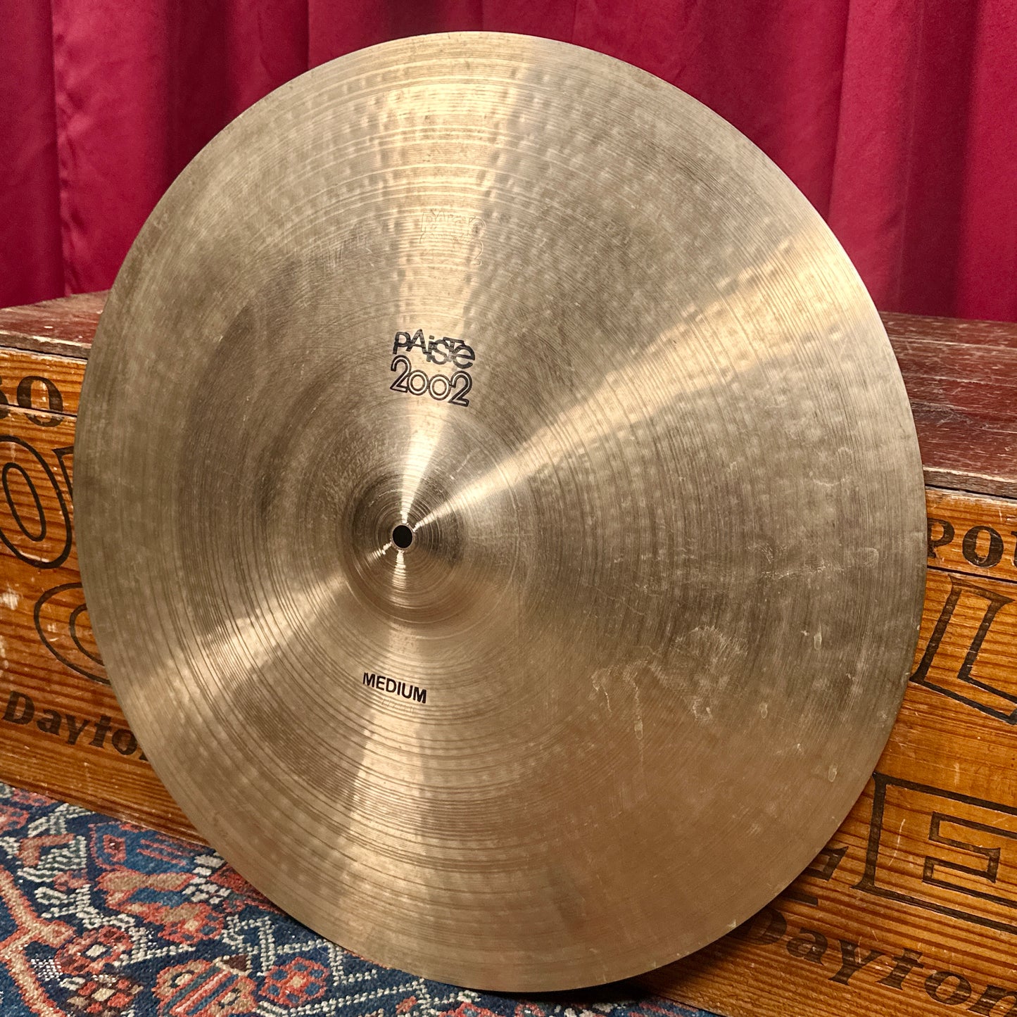 20" Paiste 1977 Black Label 2002 Medium Crash Ride Cymbal 1996g *Video Demo*