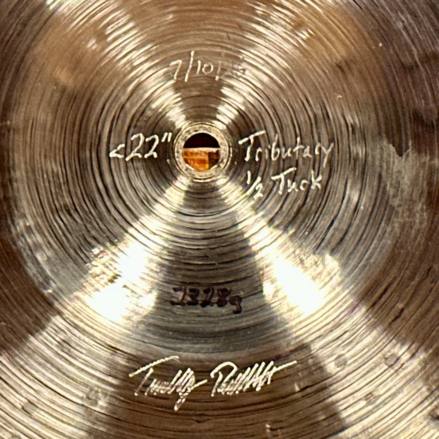 22" Timothy Roberts Tributary 1/2 Turk Ride Cymbal 2328g *Video*