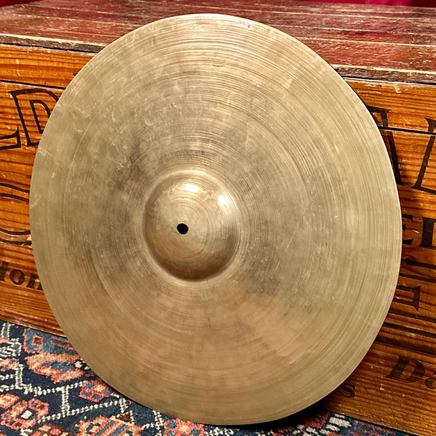 14" K. Zildjian Constantinople 1910s-1920s Trap Ride Cymbal 1280g *Video Demo*