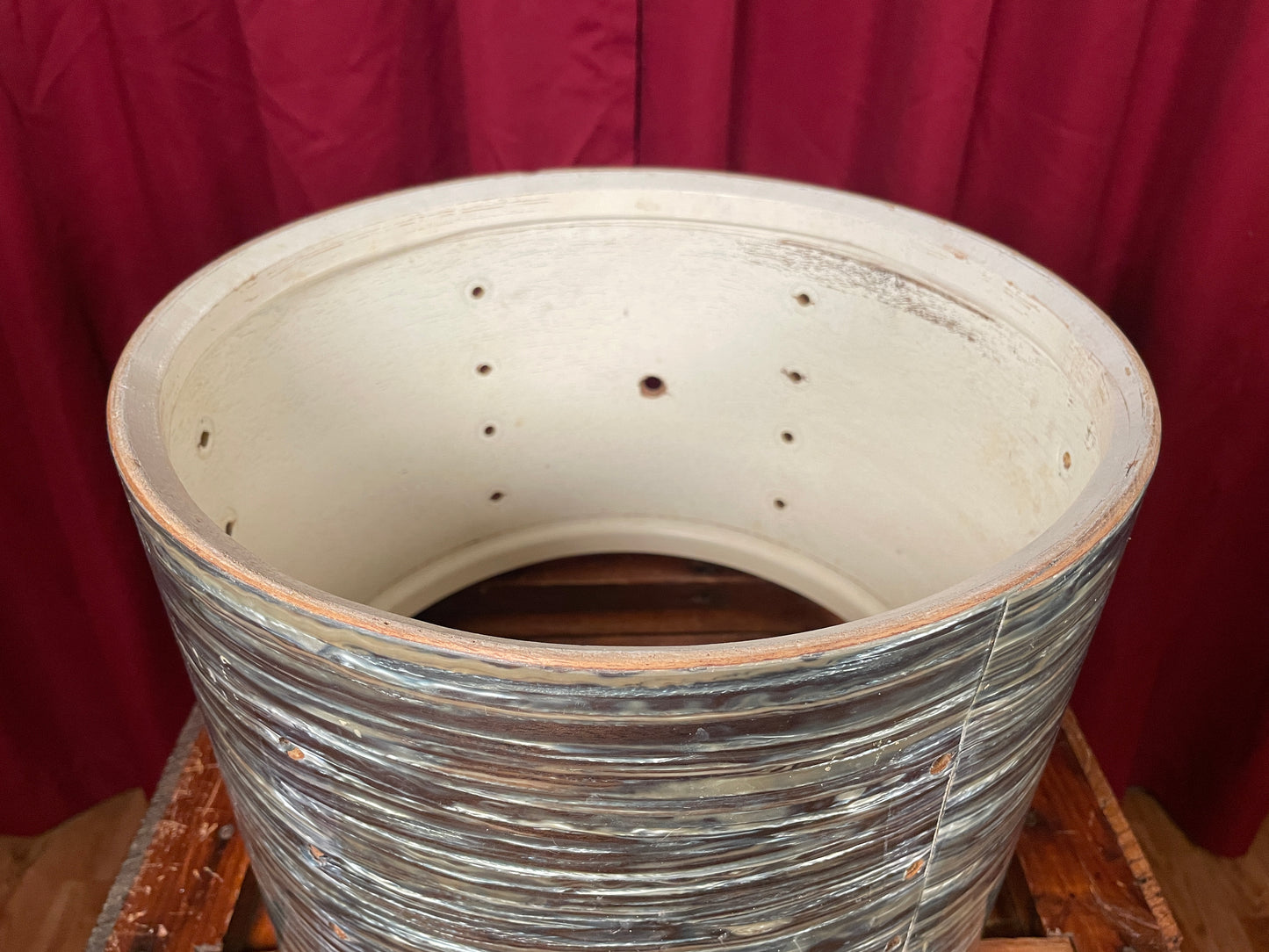1960s Vintage Ludwig Super Classic 9x13 Tom Shell Oyster Blue Pearl