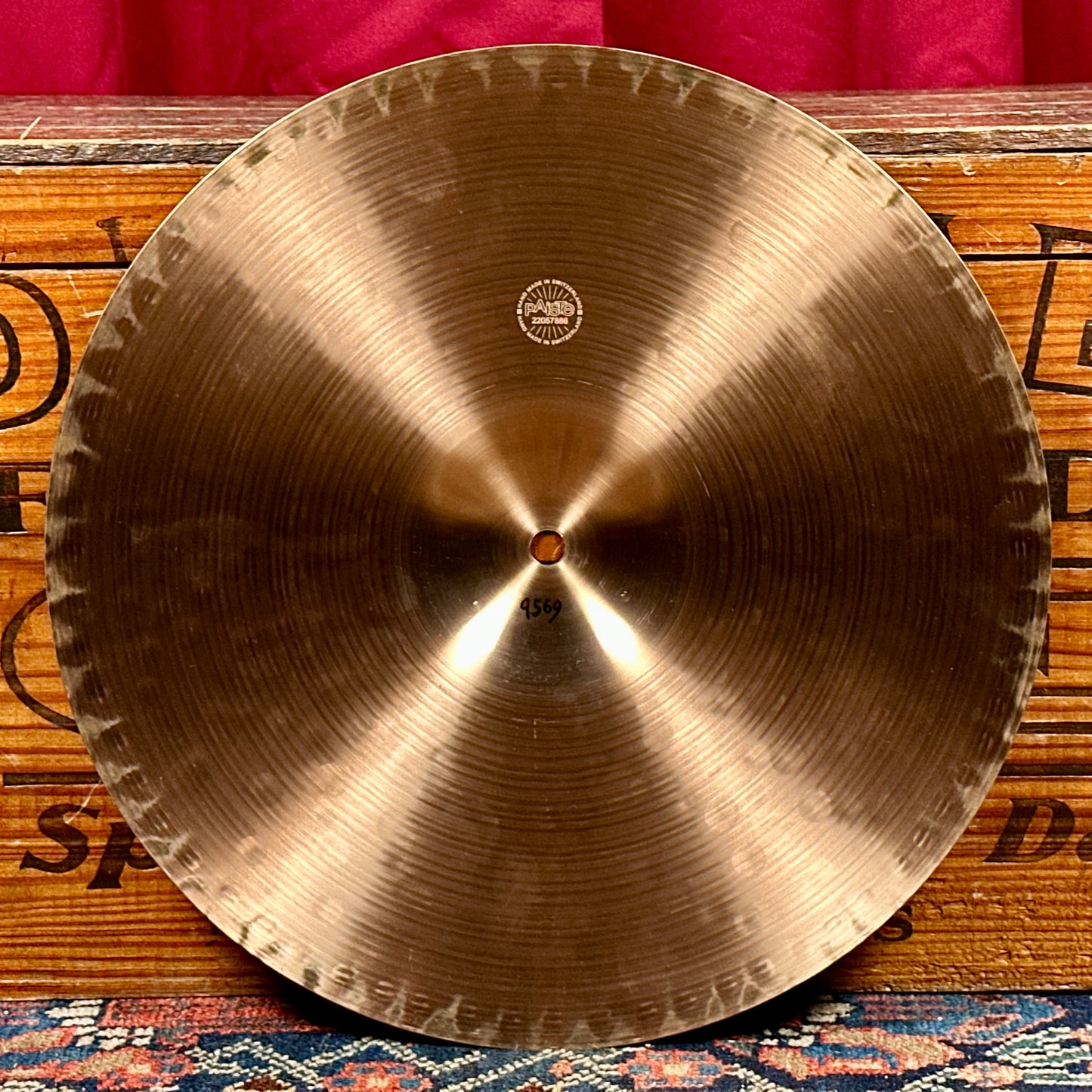 14" Paiste Red Color Sound 900 Hi-Hat Cymbal Pair 956g/1308g *Video Demo*