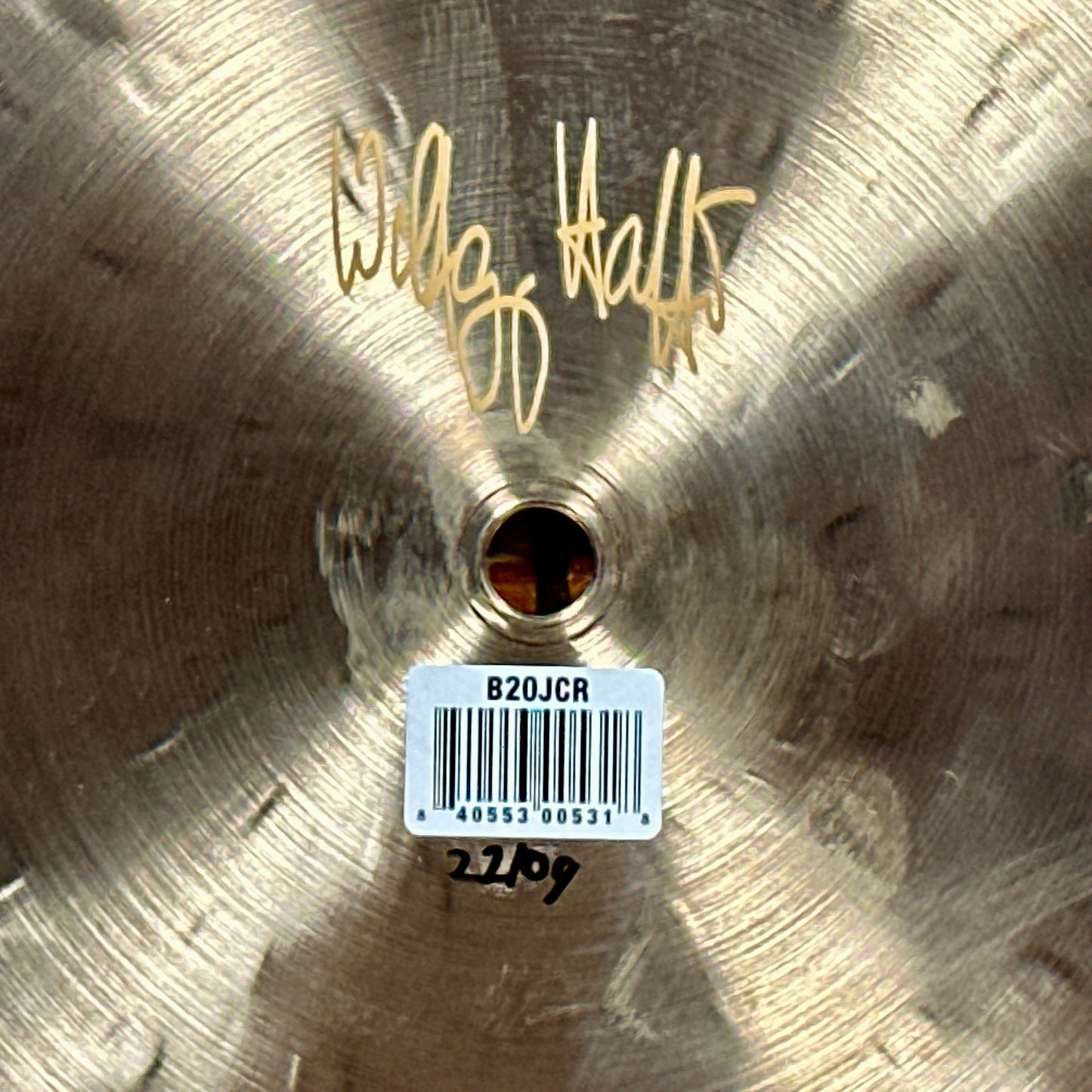 20" Meinl Byzance Jazz Club Ride Cymbal 2210g *Video*