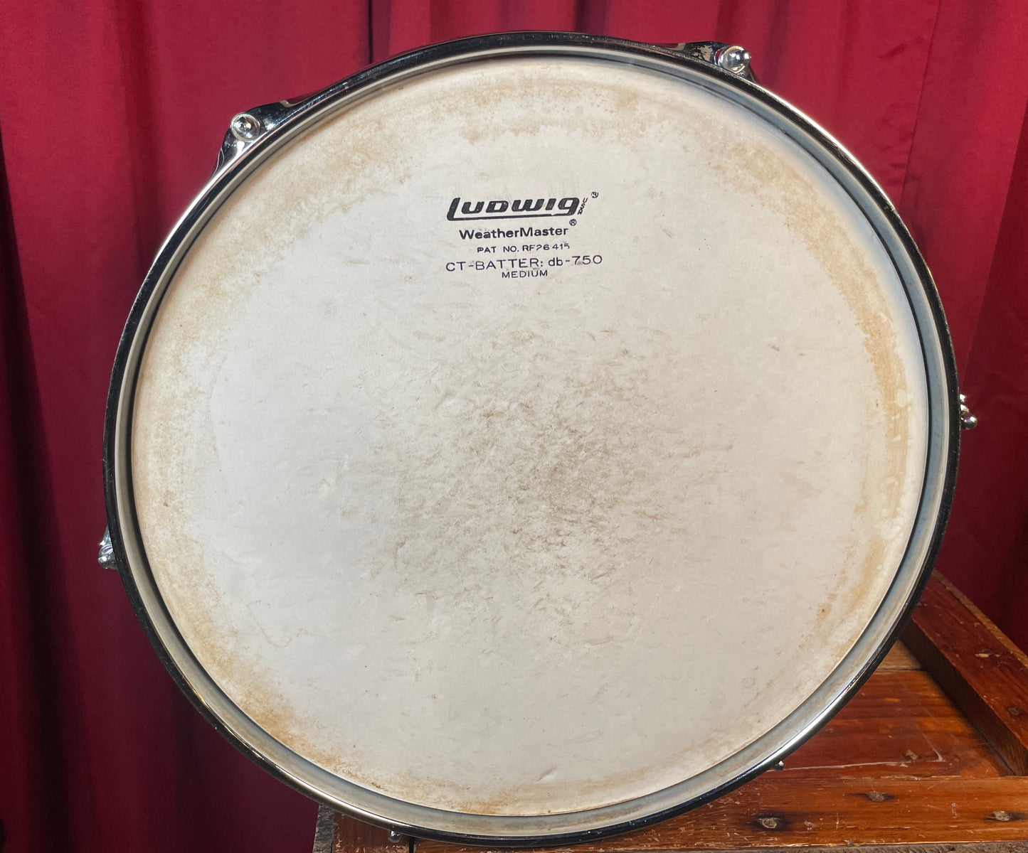 1970s Ludwig 9x13 Concert Tom Drum Champagne Sparkle