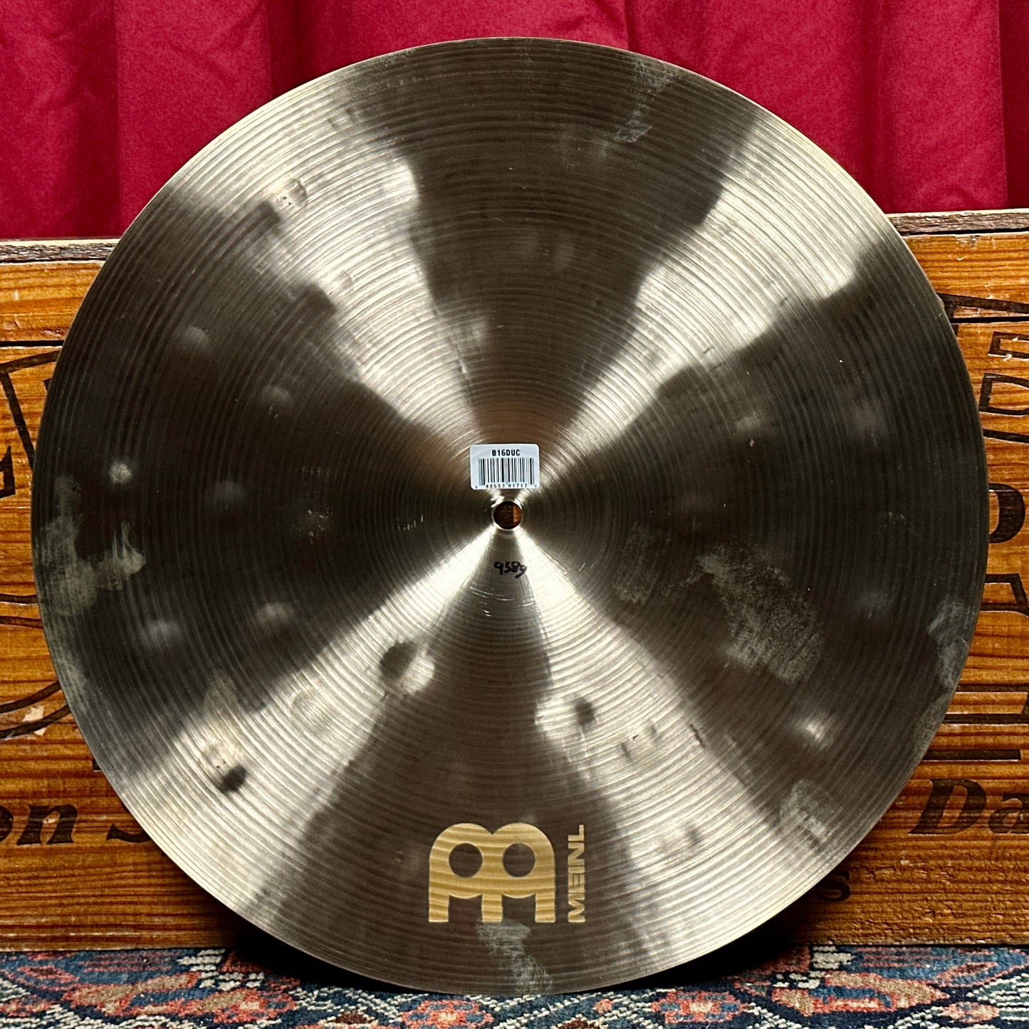 16" Meinl Byzance Dual Crash Cymbal 958g *Video*