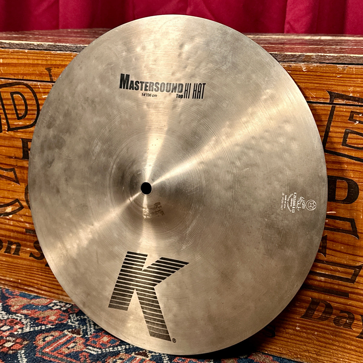 14" Zildjian K Mastersound Hi-Hat Cymbal Pair 1226g/1418g *Video*
