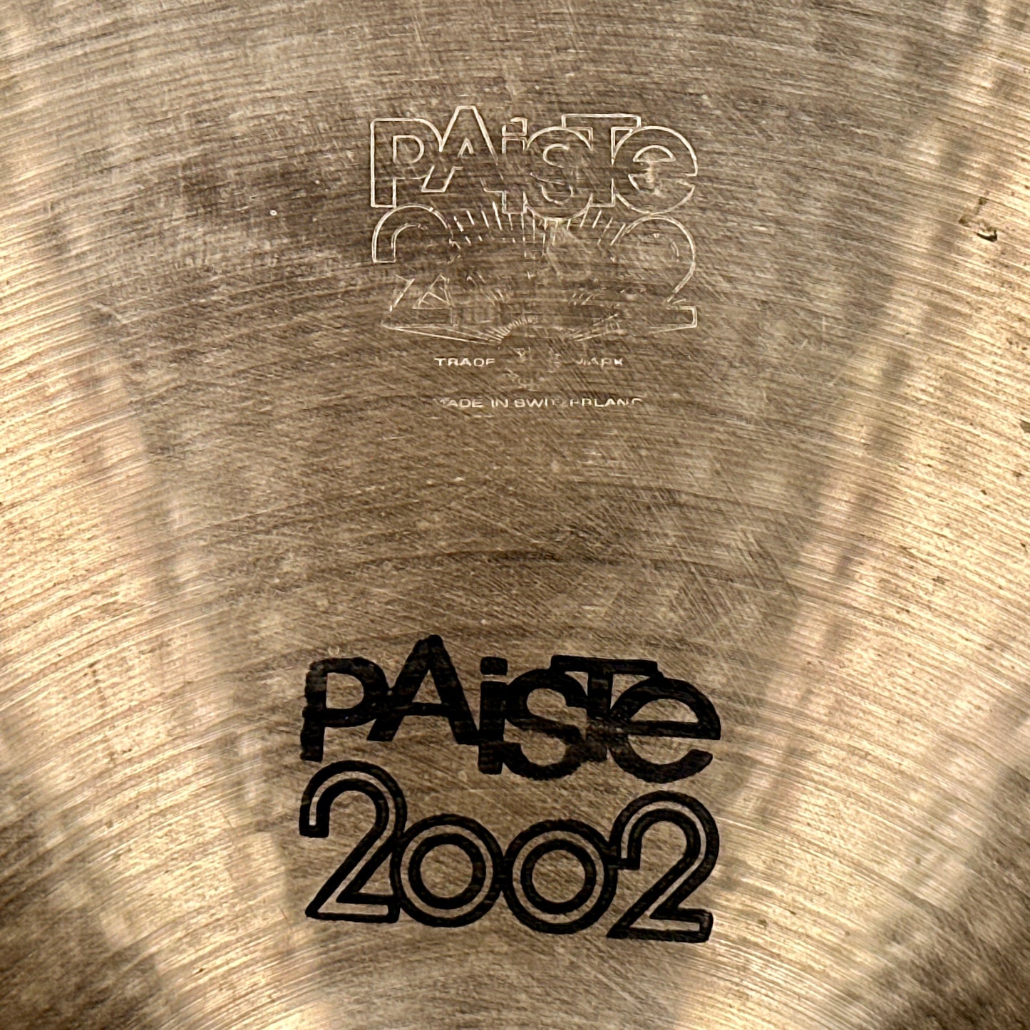 20" Paiste 1977 Black Label 2002 Medium Crash Ride Cymbal 1996g *Video Demo*