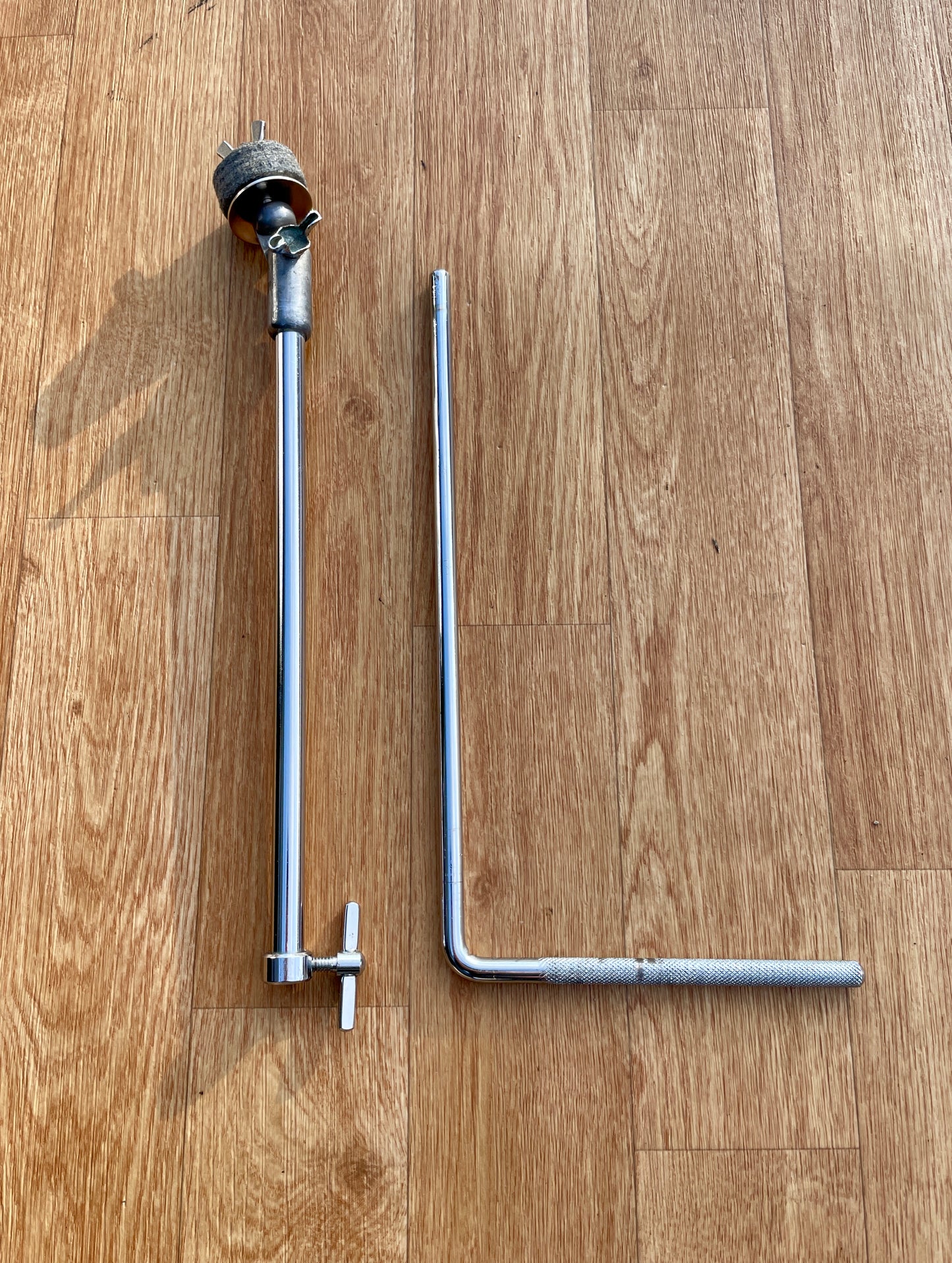 1960s Slingerland No. 761-21 Adjustable Bass Drum Mount L-Arm Cymbal Holder