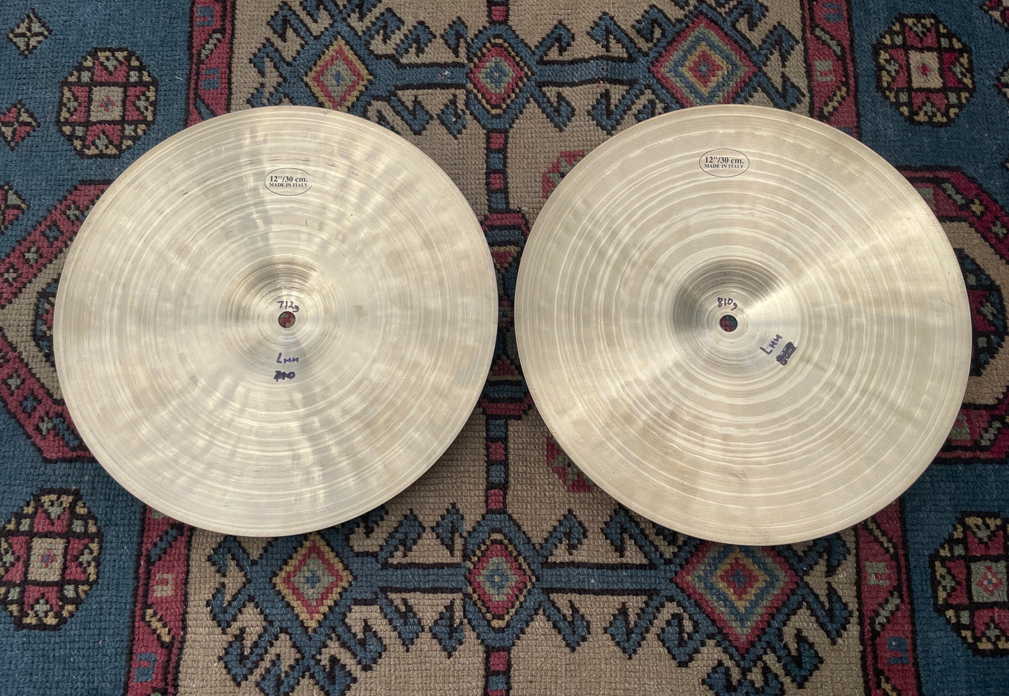 12" UFIP Class Series Hi-Hat Cymbal Pair 712g/810g