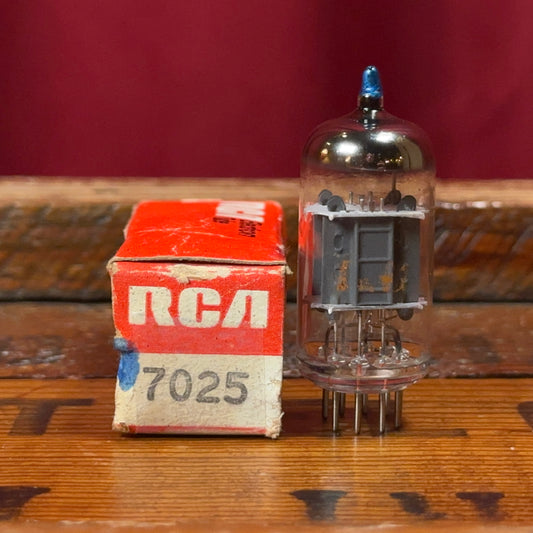 Vintage RCA 7025 Blue Tip Preamp Tube 12AX7 12AX7A ECC83 Valve #284