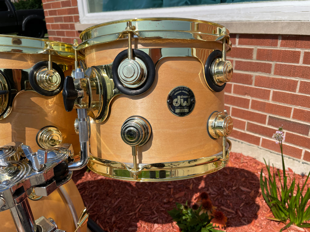 DW Collector's Series Drum Set Gold Hardware Drum 22/10/12/14 Drugan's Drums & Guitars