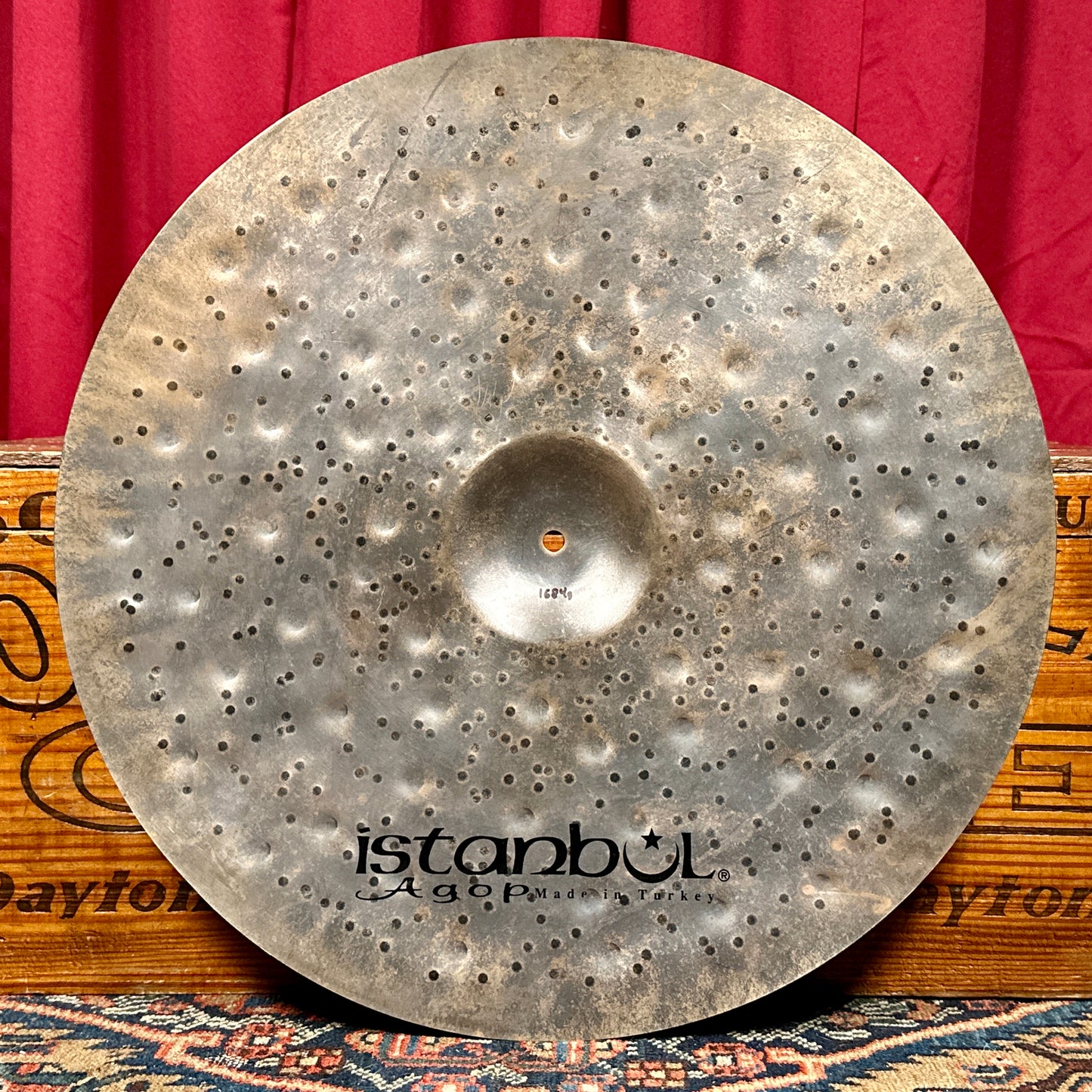22" Istanbul Agop Xist Dry Dark Crash Cymbal 1684g *Video*