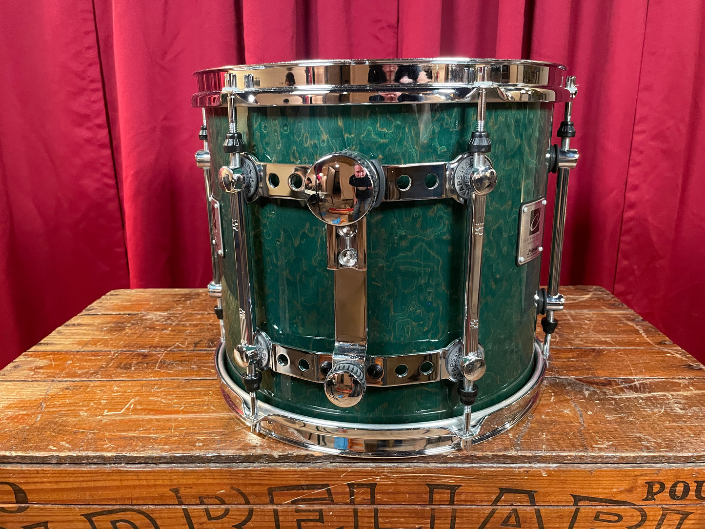 Sonor Designer Series 13" Maple Light Tom Single Stain Green 11x13 13x11