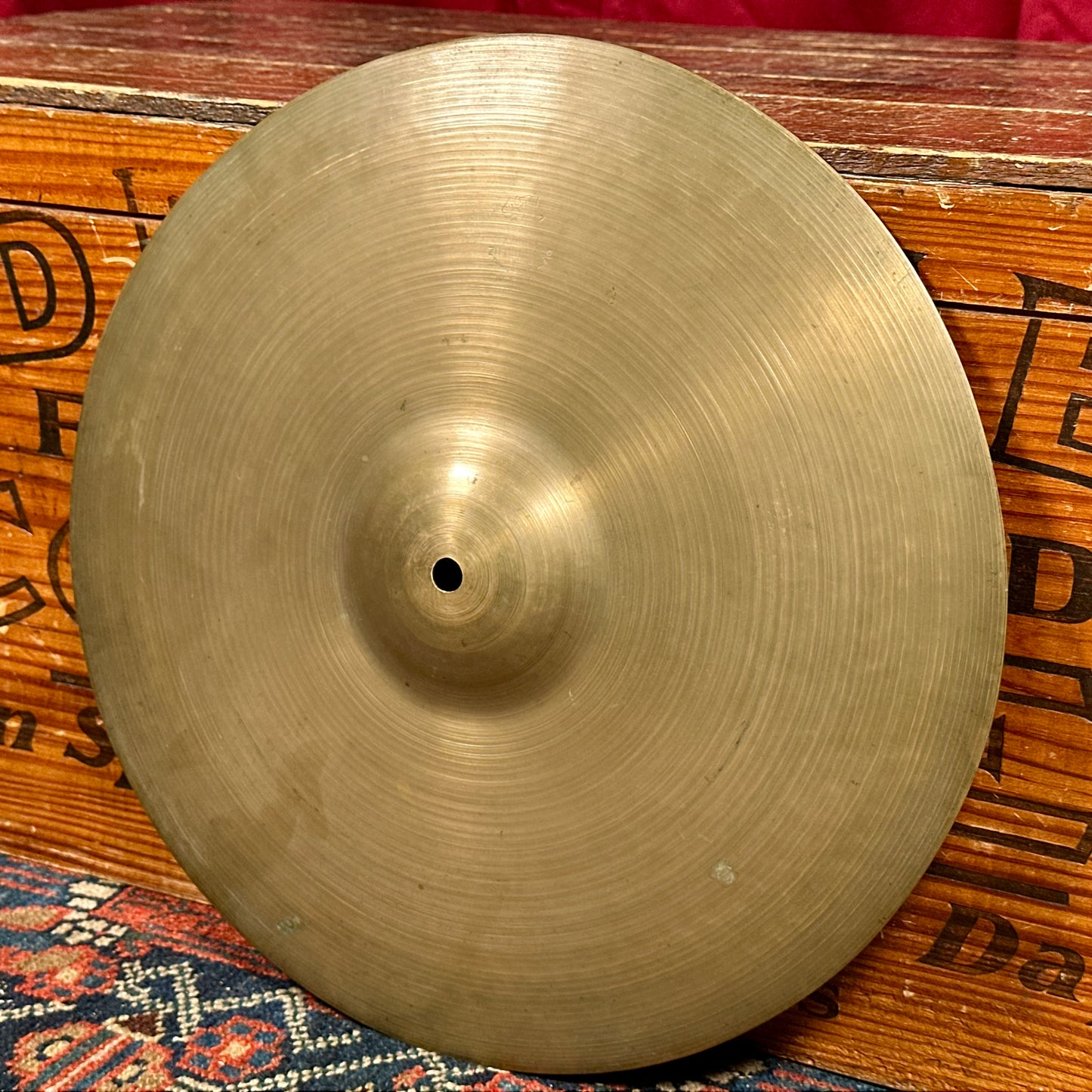 14" Zildjian A 1940s-1950s Trans Stamp Hi-Hat Cymbal Pair 648g/752g *Video Demo*
