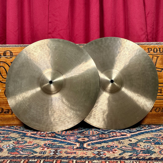 14" Cymbal & Gong Holy Grail American Style Hi-Hat Cymbal Pair 830g/1008g *Video*