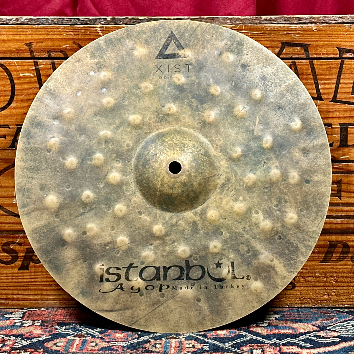 13" Istanbul Agop Xist Dry Dark Hi-Hat Cymbal Pair 540g/964g *Video*