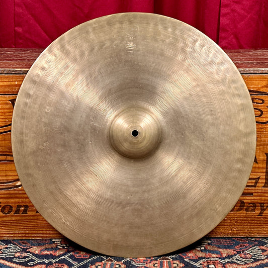 17" Zildjian A 1920s-1940s 1st/2nd/Pre-Trans Stamp Ride Cymbal 1988g *Video Demo*