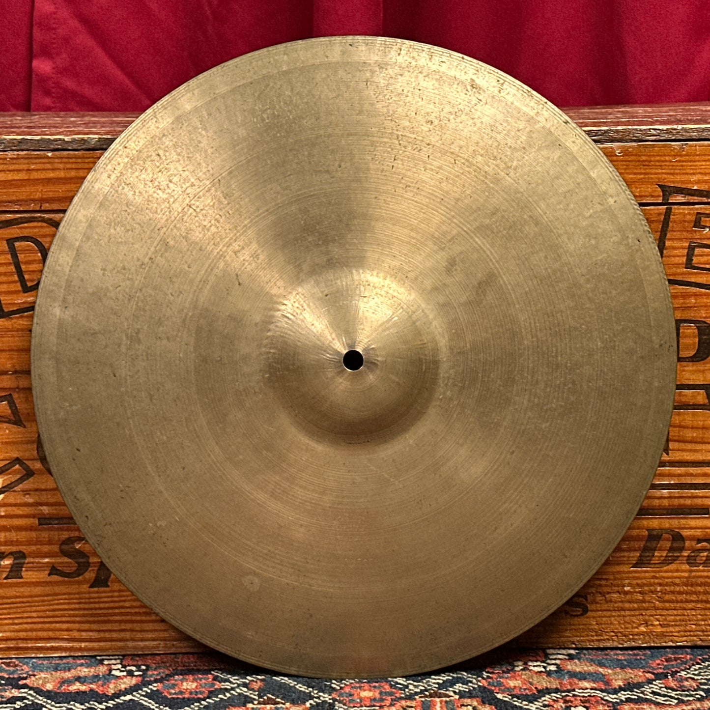 15" Zanchi Vibra F&F 1950s Paper Thin Hi-Hat Cymbal Pair 850g/948g Pre-UFIP Made in Italy *Video Demo*