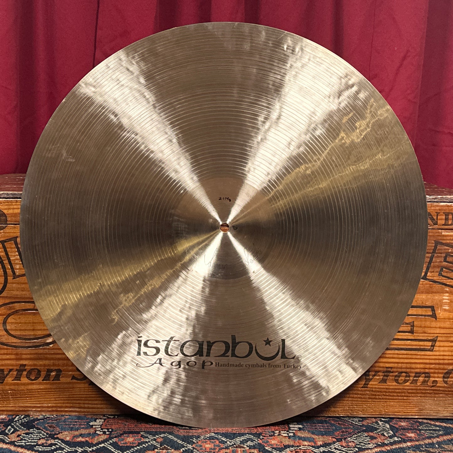 22" Istanbul Agop Traditional Dark Crash Cymbal 2114g *Video Demo*