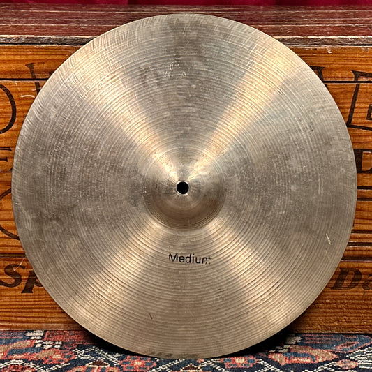 14" Pasha 1960s Medium Crash Cymbal 720g Pre-UFIP Made in Italy *Video Demo*