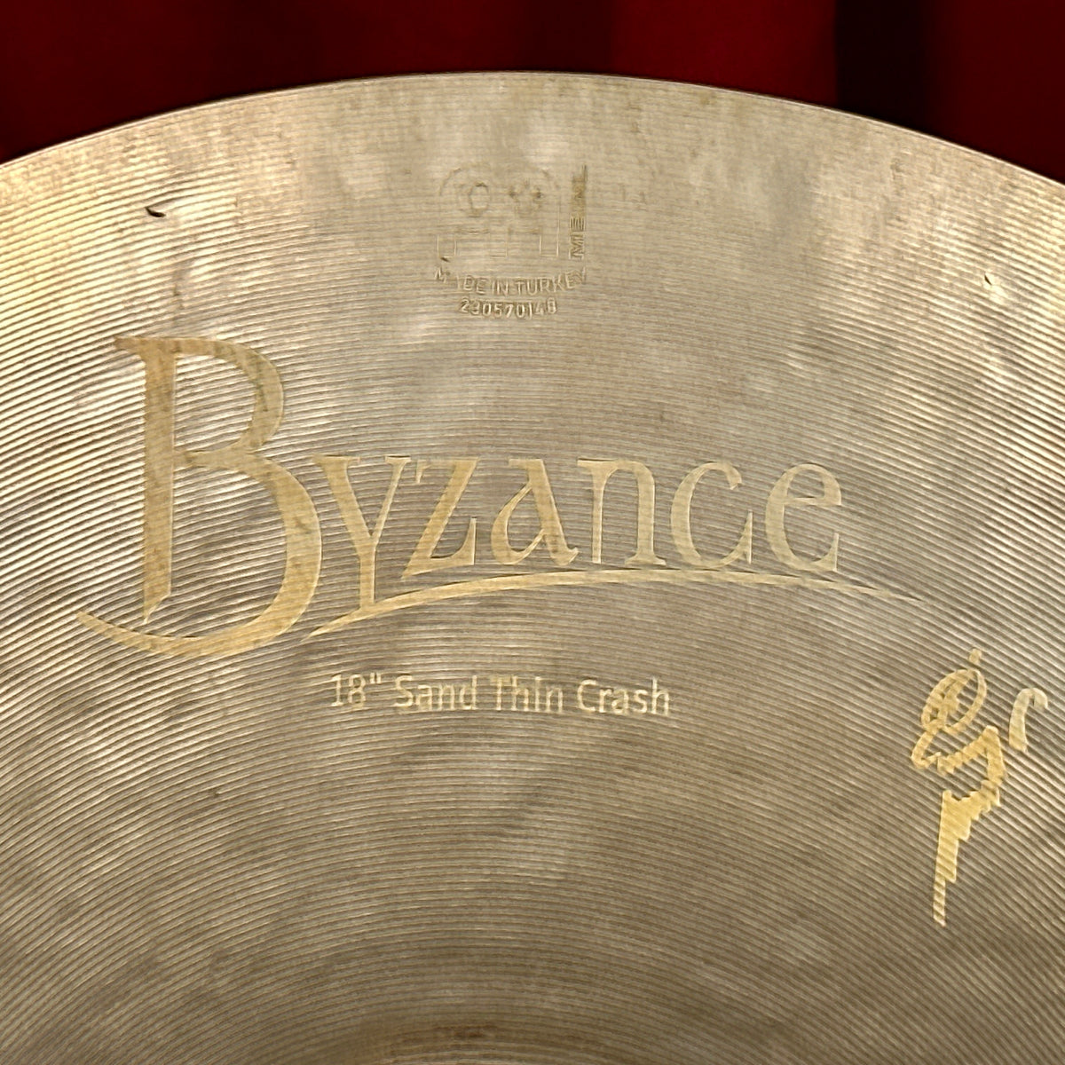 18" Meinl Byzance Sand Thin Crash Cymbal 1248g *Video*