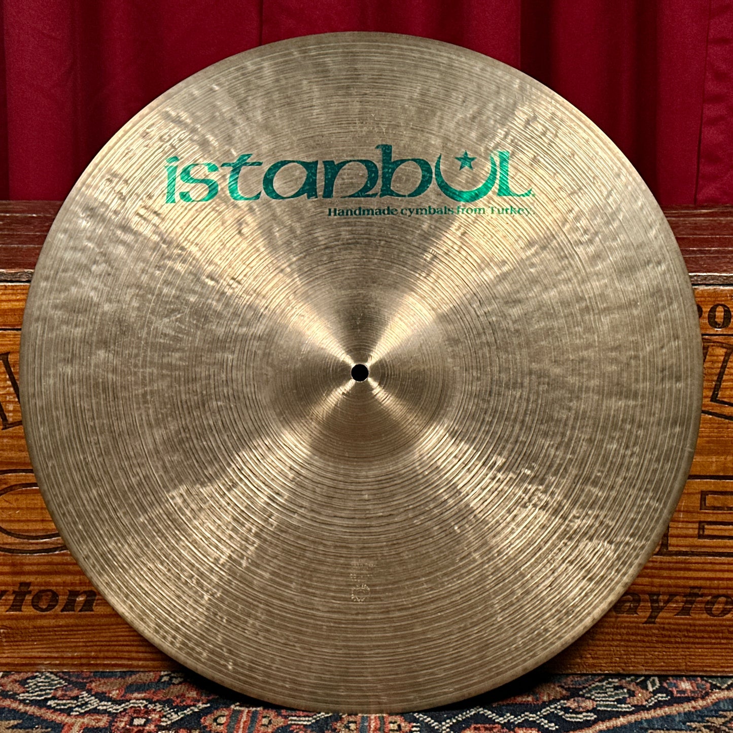 20" Istanbul Pre-Split Green Label Medium Ride Cymbal 2208g *Video Demo*