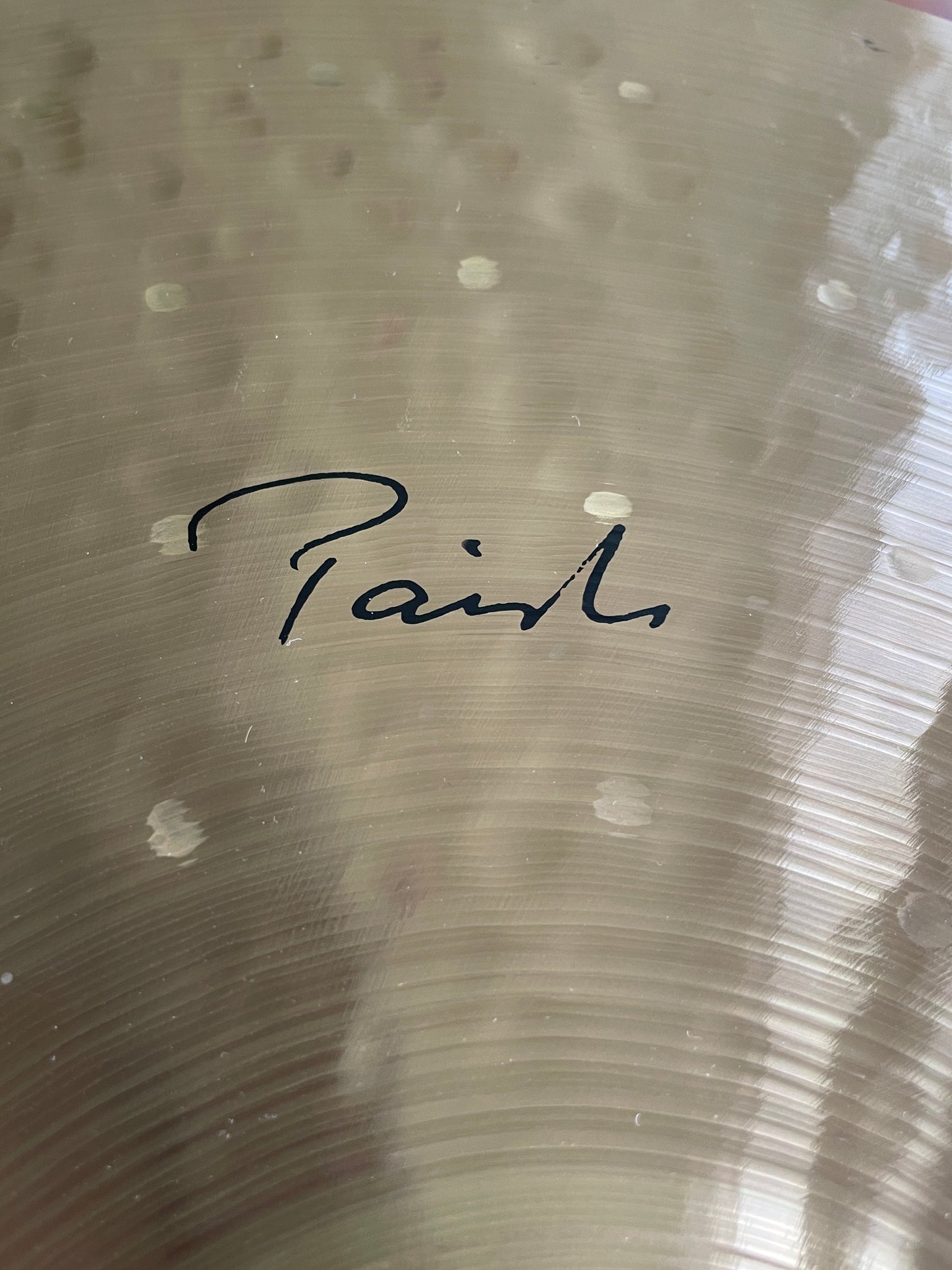 22" Paiste Signature Traditional Medium Light Ride Cymbal 2882g