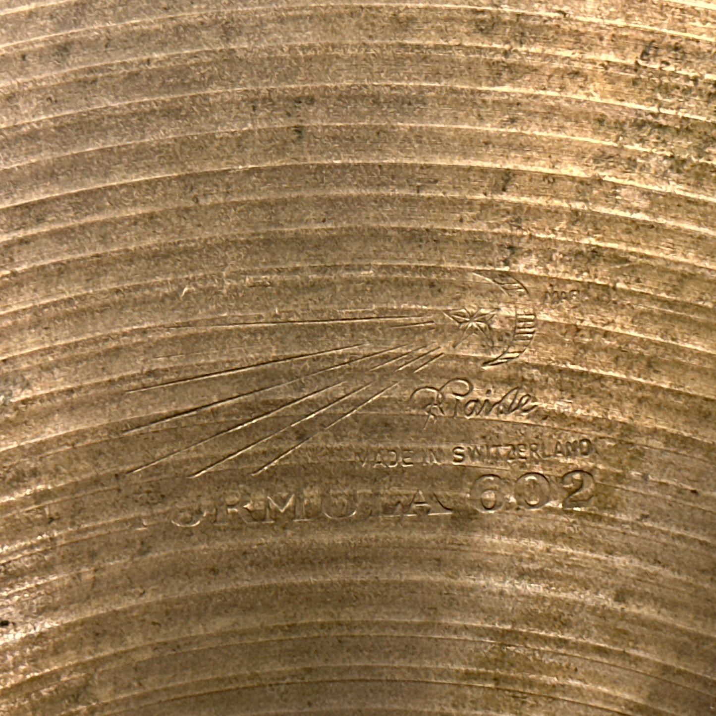 14" Paiste Formula 602 Pre-Serial 1960s Hi-Hat Cymbal Single 902g