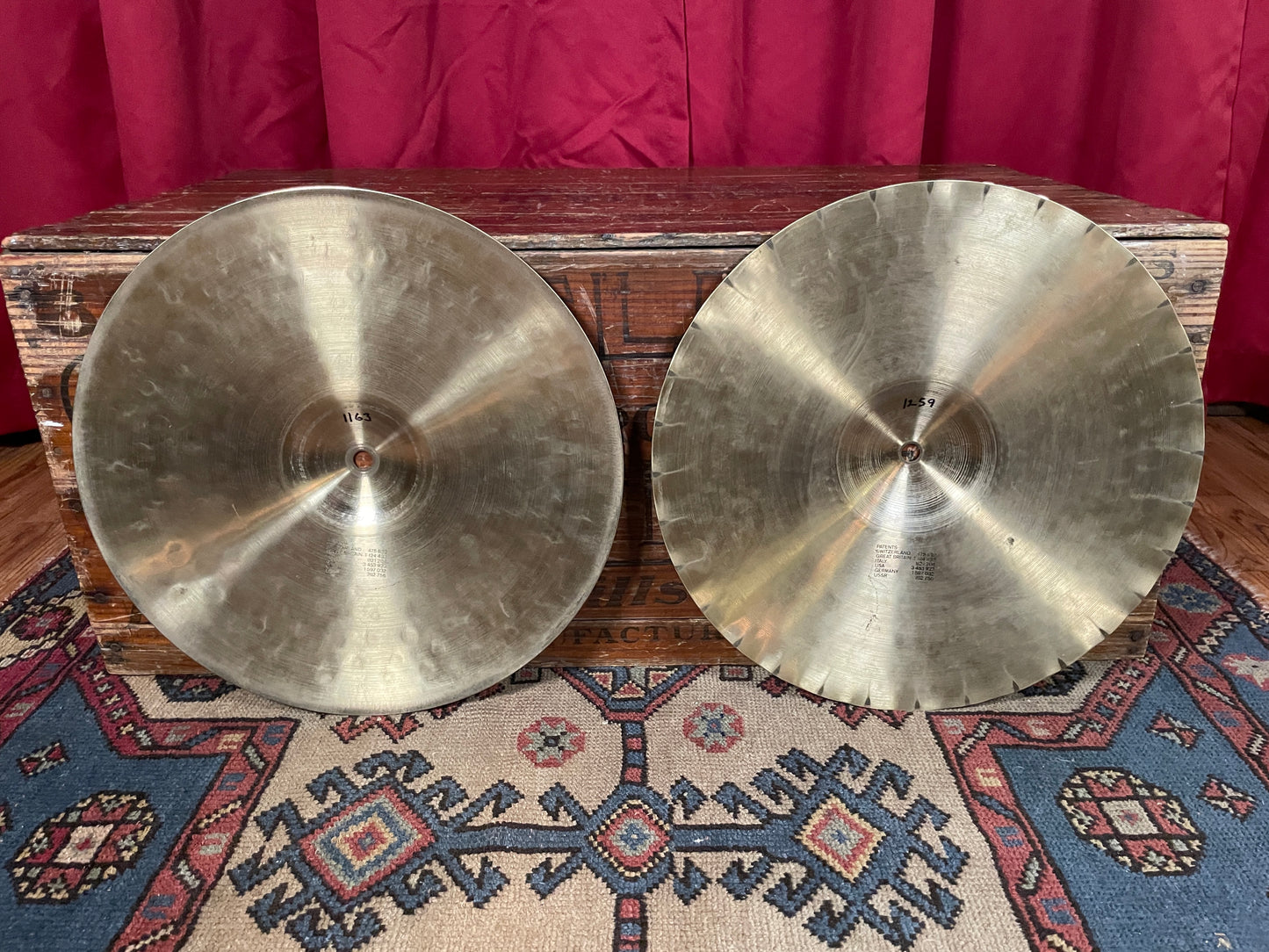 14" Paiste Sound Creation Dark Heavy Sound Edge Hi-Hat Cymbal Pair 1163g/1259g *Video Demo*