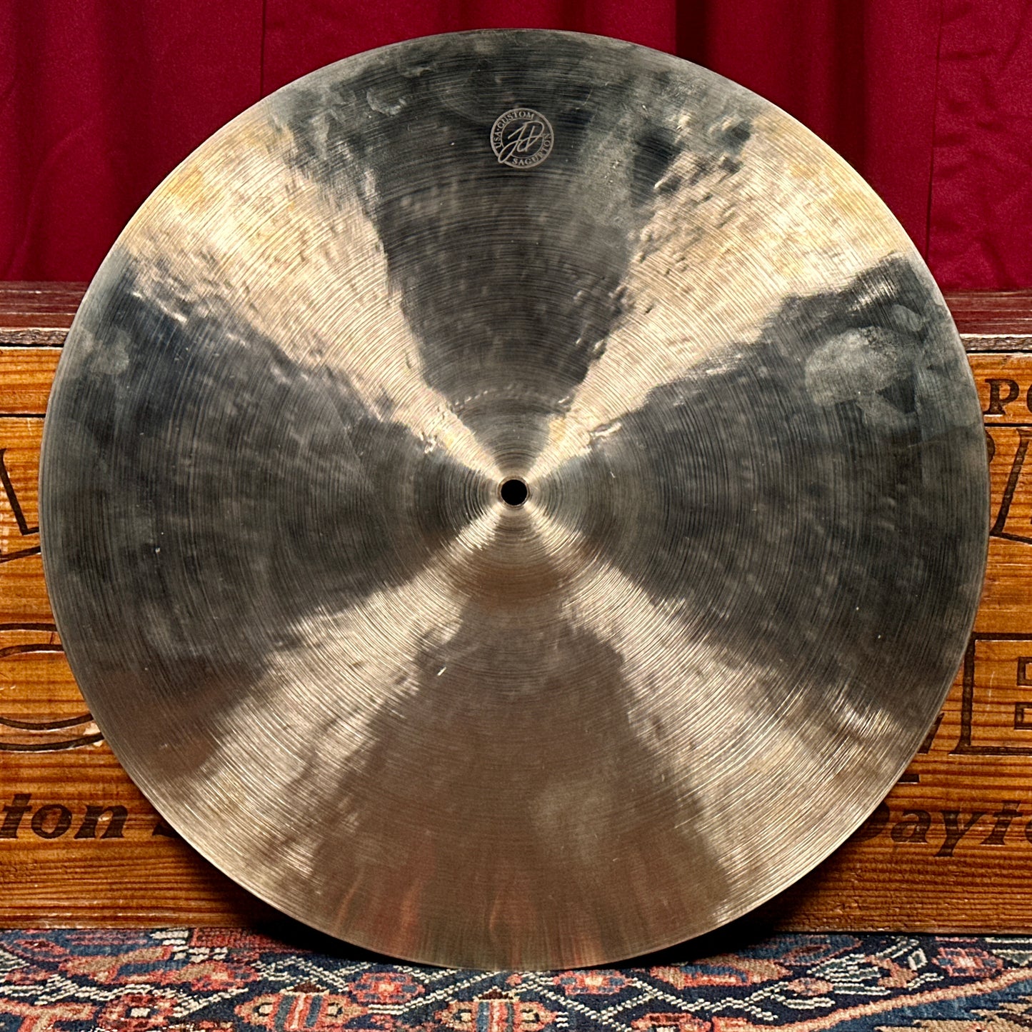19" JD Sagurton Custom Cymbals Left Side Ride Cymbal w/ Hand Formed Bell 1838g *Video Demo*