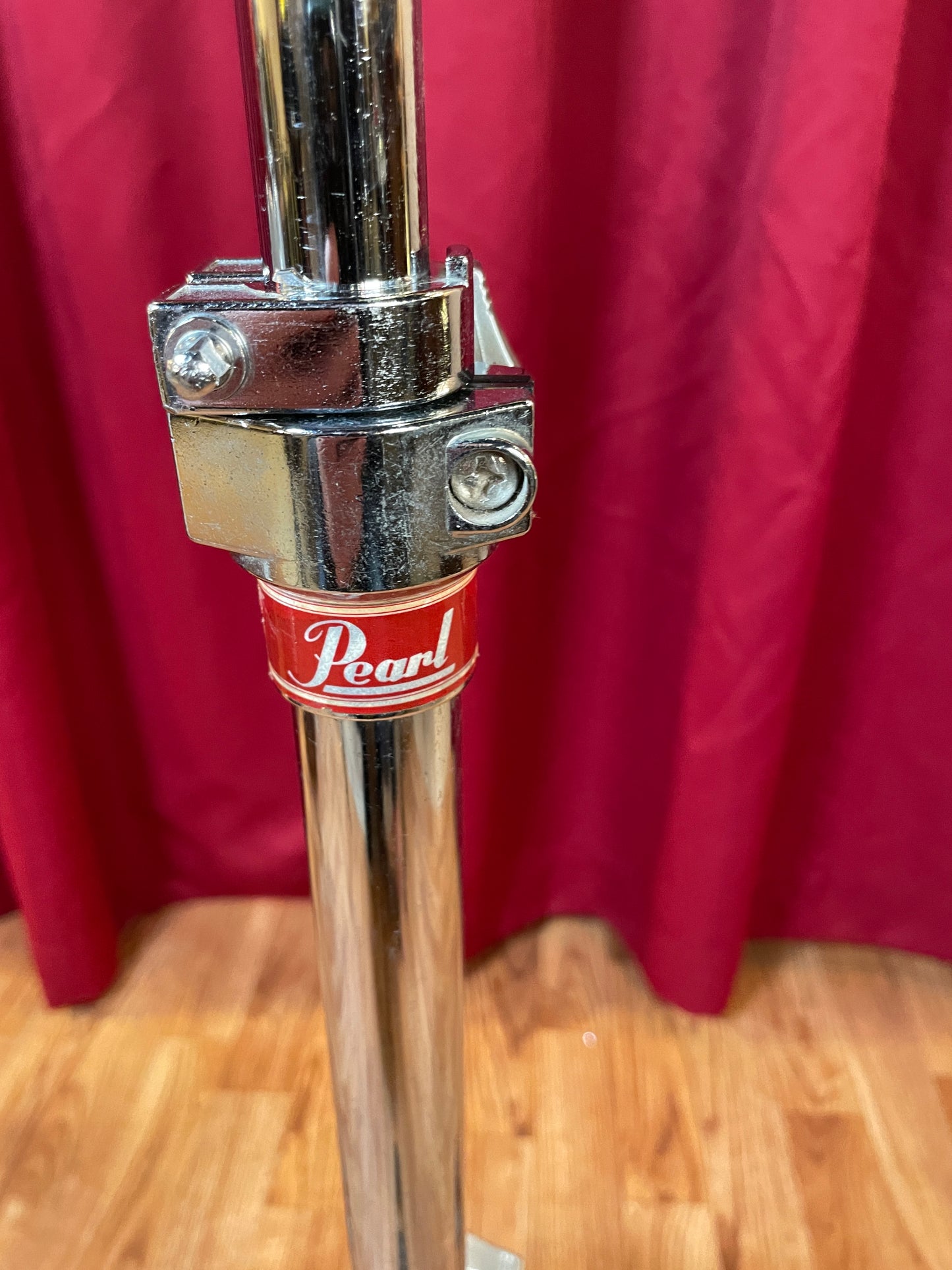 1980s Pearl T-900W Double Braced Single Tom Stand Red Label