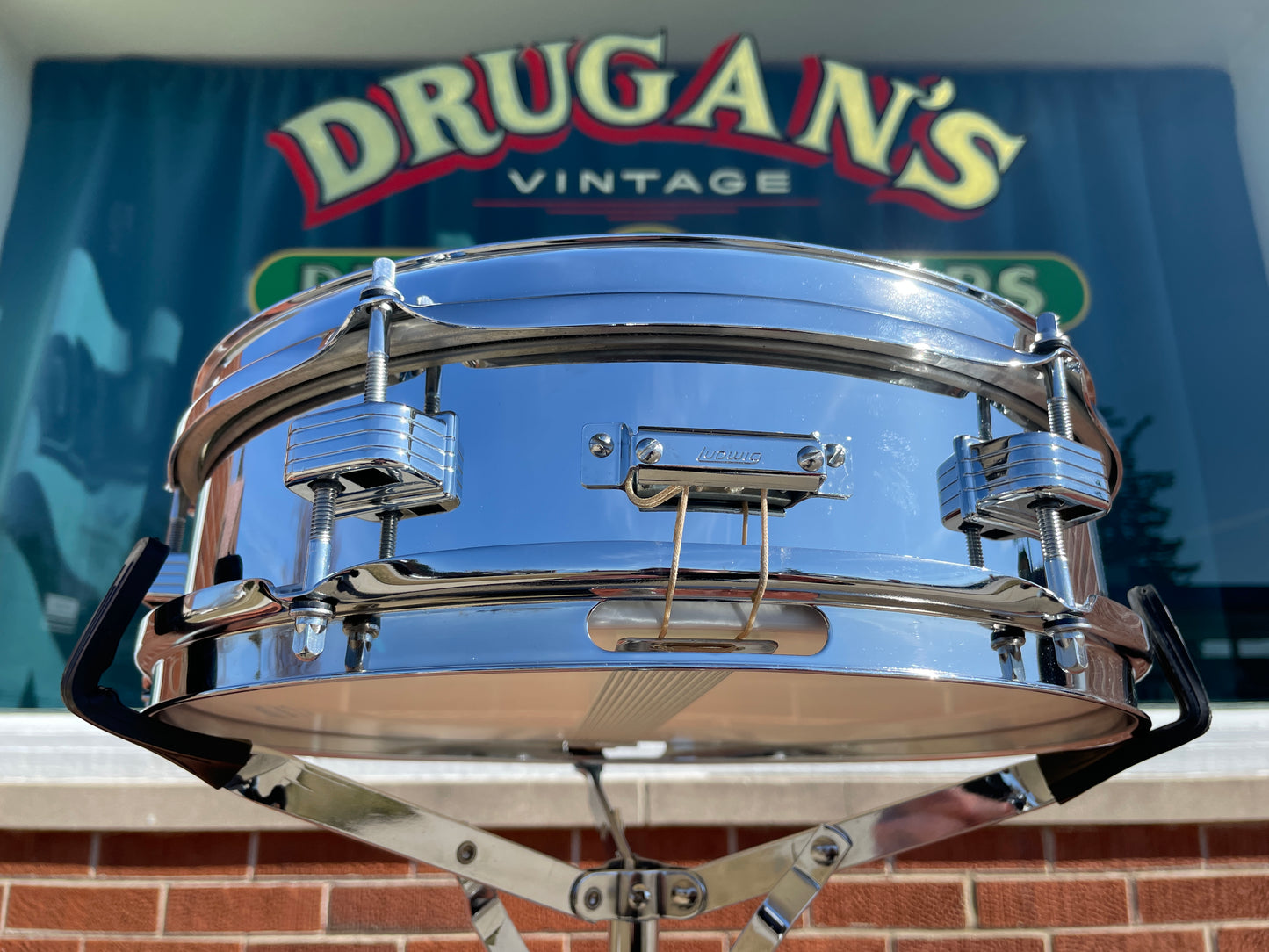 1971 Ludwig 3x13 No. 405 Piccolo Snare Drum Chrome