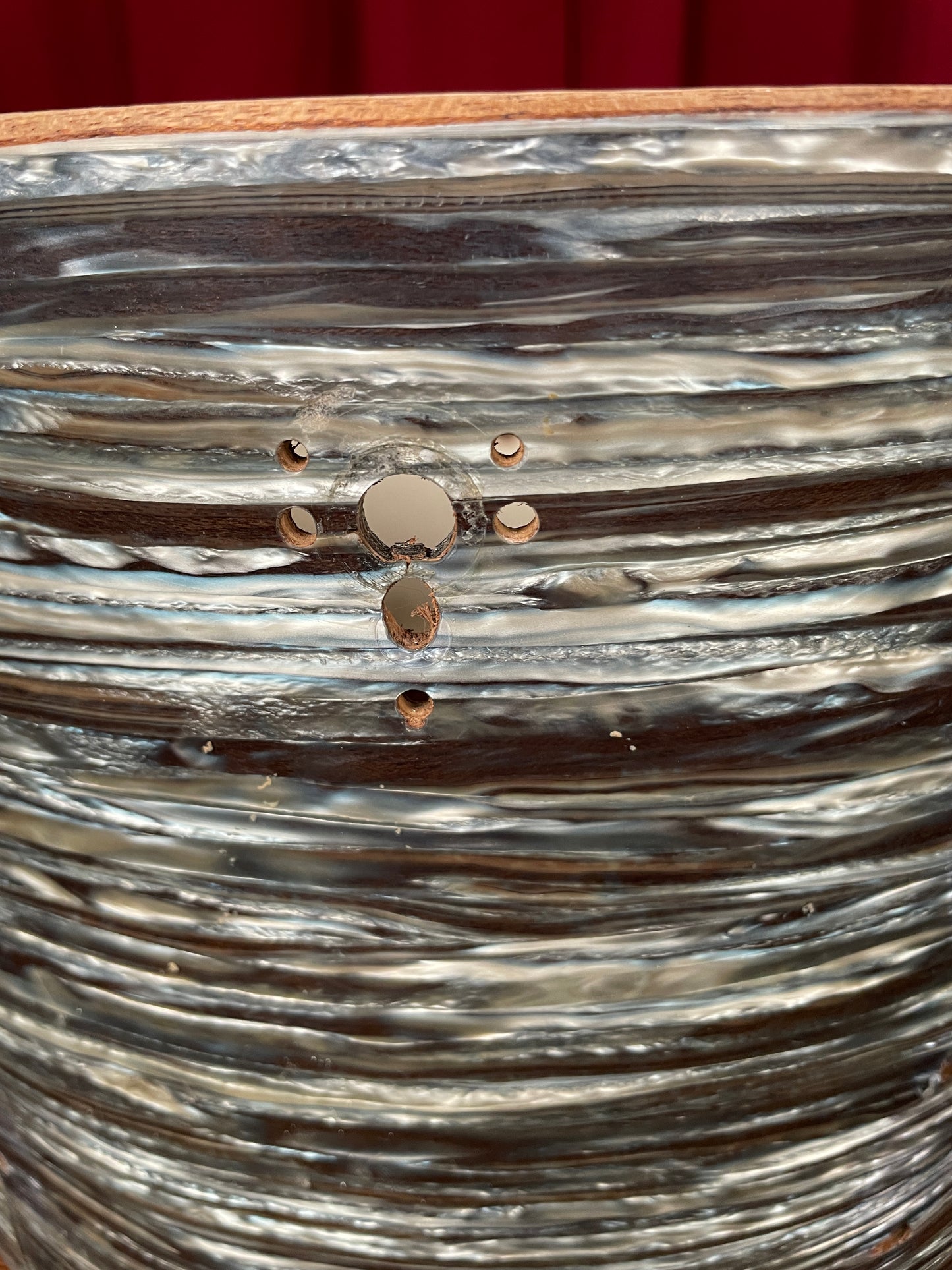 1960s Vintage Ludwig Super Classic 9x13 Tom Shell Oyster Blue Pearl
