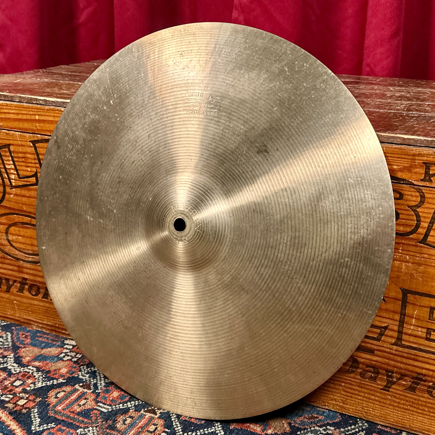 17" Paiste Formula 602 Pre-Serial 1960s Crash Ride Cymbal 1526g *Video Demo*