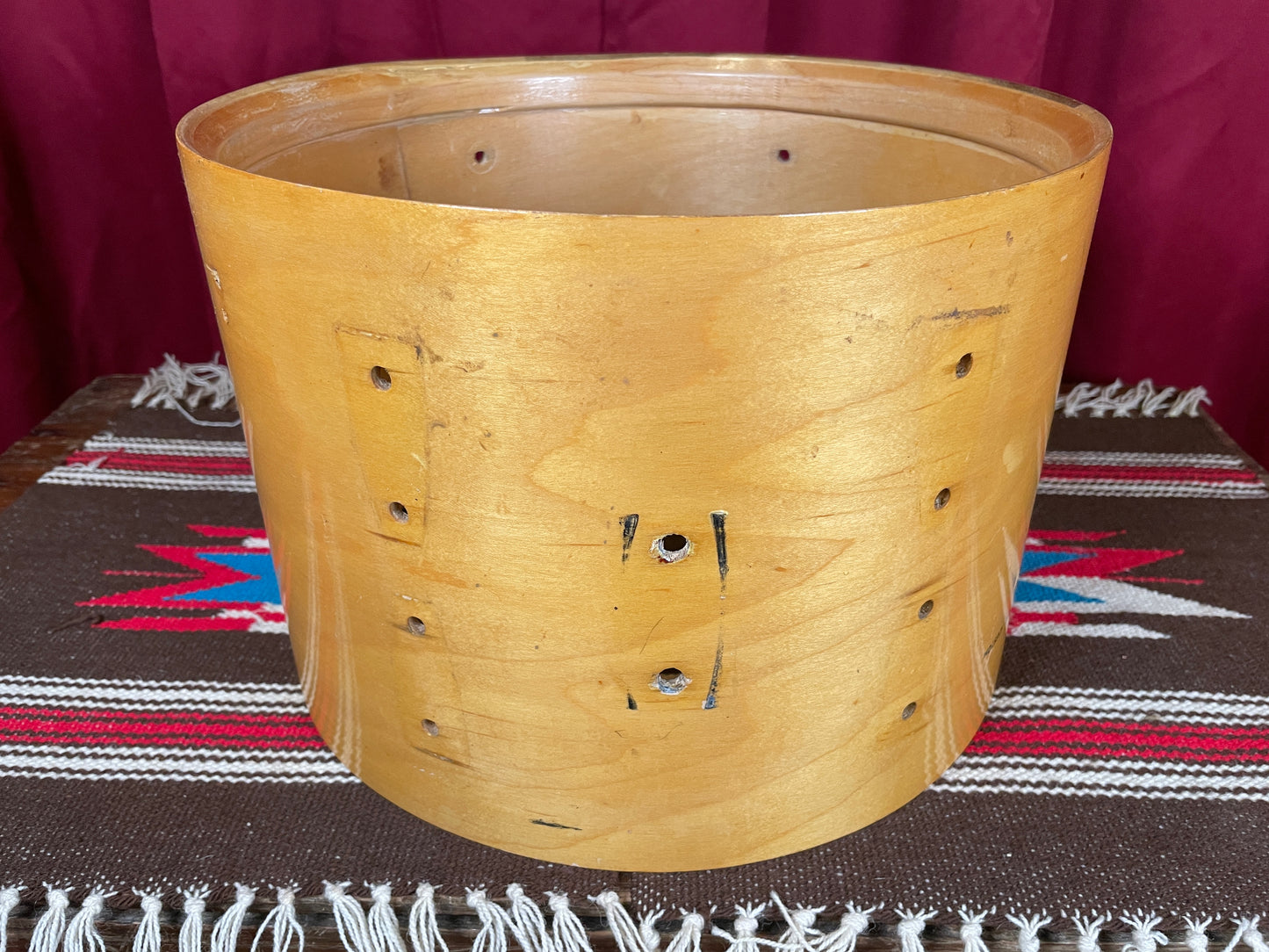 Vintage Ludwig Super Classic 9x13 Tom Drum Shell Maple Finish