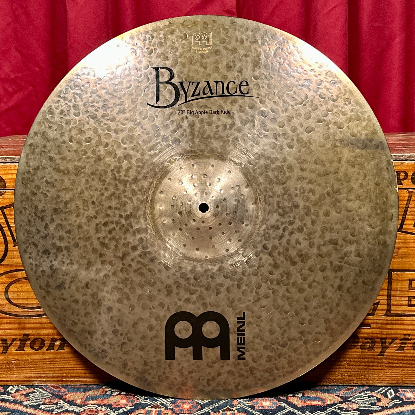 20" Meinl Byzance Dark Big Apple Dark Ride Cymbal 2090g *Video*