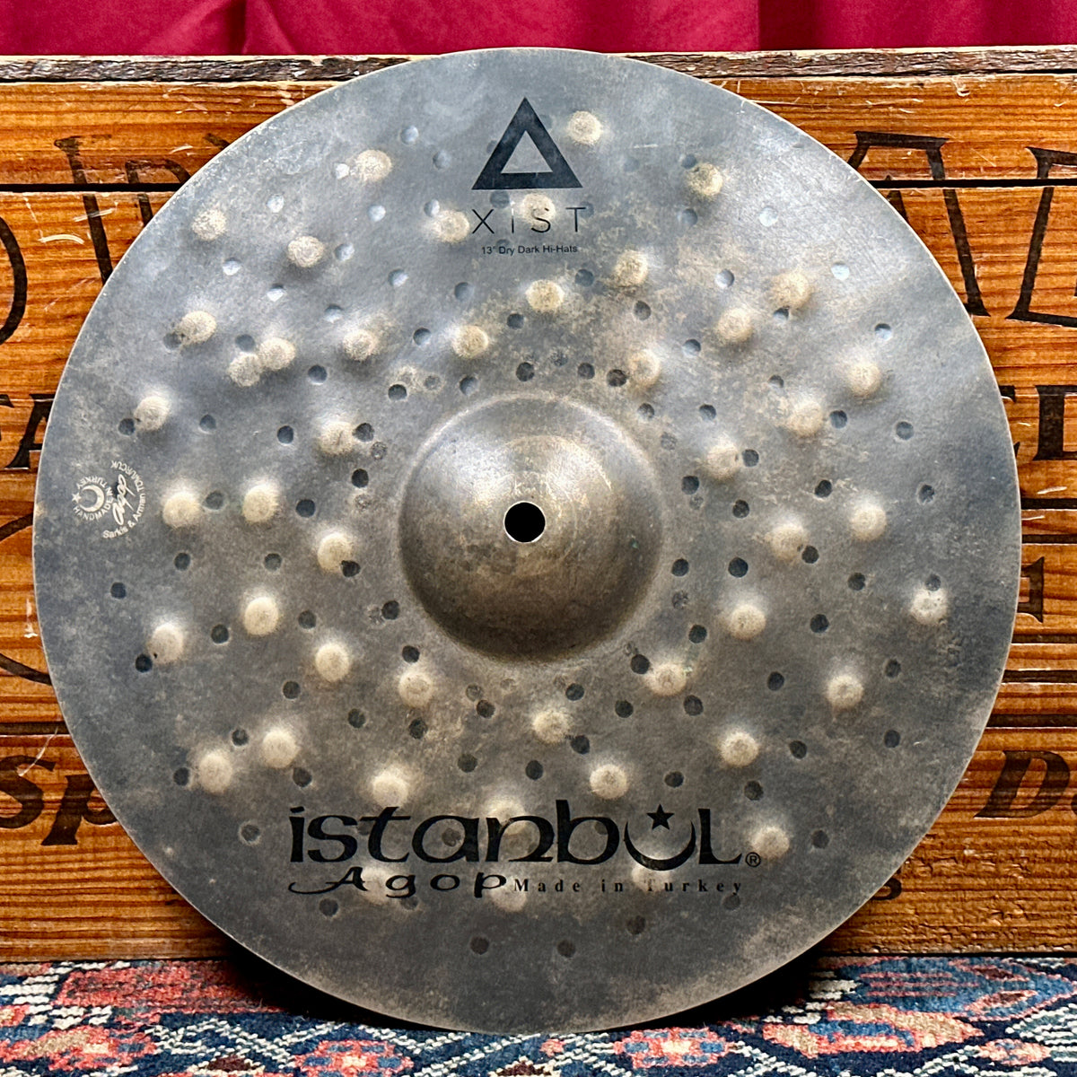 13" Istanbul Agop Xist Dry Dark Hi-Hat Cymbal Pair 540g/964g *Video*