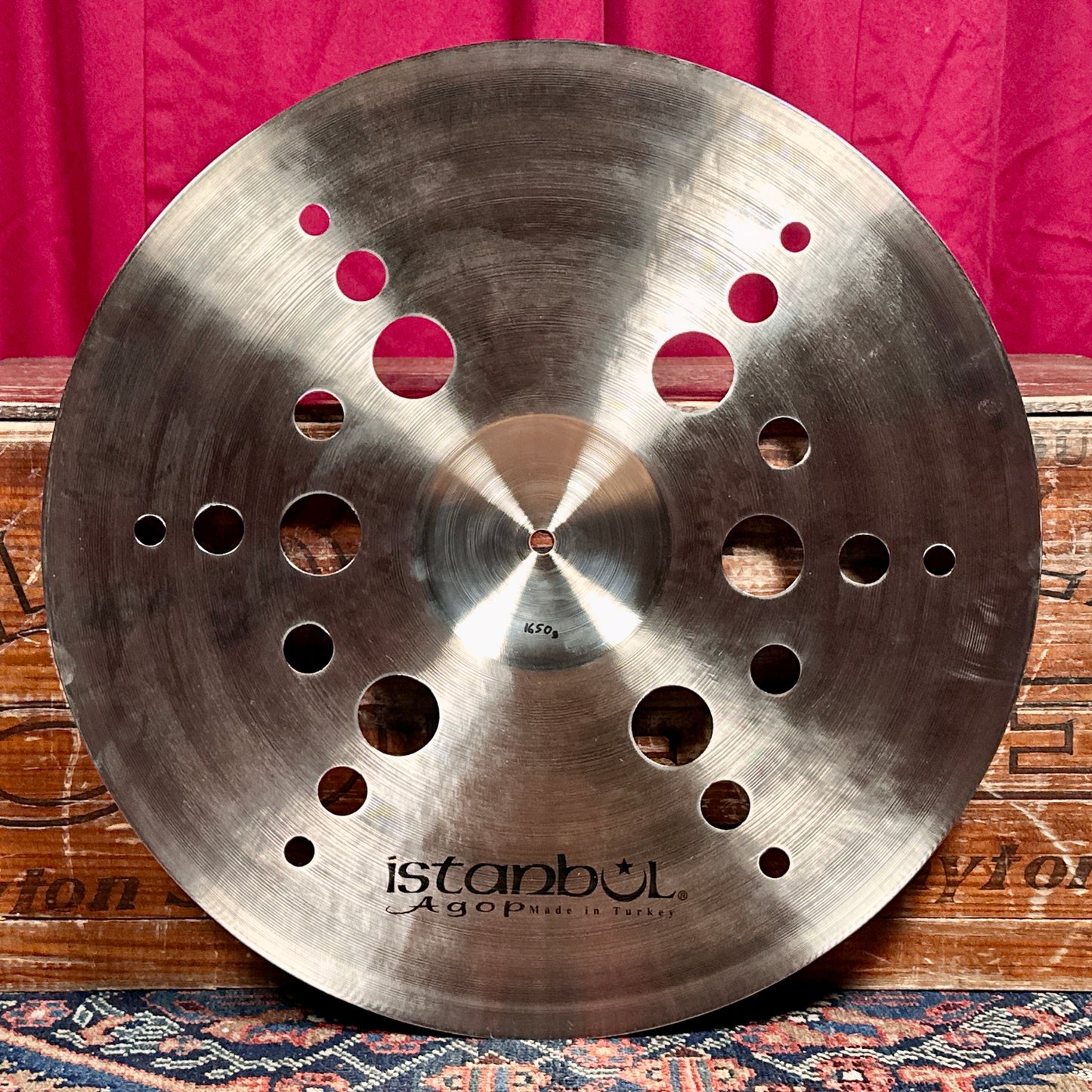 20" Istanbul Agop Xist Ion Crash Cymbal 1650g *Video Demo*