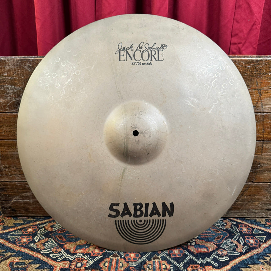 22" Sabian Jack DeJohnette Encore Ride Cymbal 3492g *Video Demo*