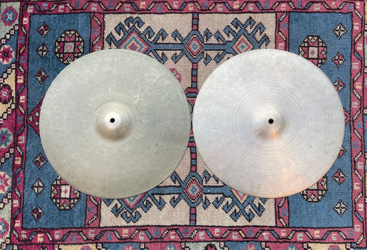 15" Istanbul K Zildjian 1960s Hi-Hat Cymbal Pair 980g/1000g *Video Demo*